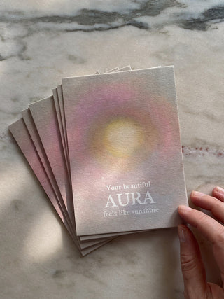 YOUR BEAUTIFUL AURA FEELS LIKE SUNSHINE - KARTE - 10 STÜCK