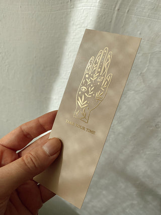 TAKE YOUR TIME - BOOKMARKS - GOLD EDITION - 10 PIECES 