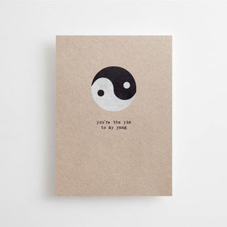 YOU'RE THE YIN TO MY YANG - CARD - 10 PIECES