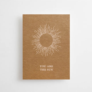 YOU ARE THE SUN - MINI CARD - 10 PIECES