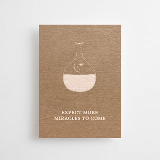 EXPECT MORE MIRACLES TO COME - MINIKARTE - 10 STÜCK