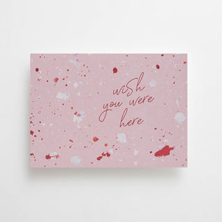 WISH YOU WERE HERE - CARD - 10 PIECES