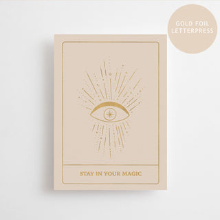 STAY IN YOUR MAGIC - GOLD EDITION - KARTE - 10 STÜCK