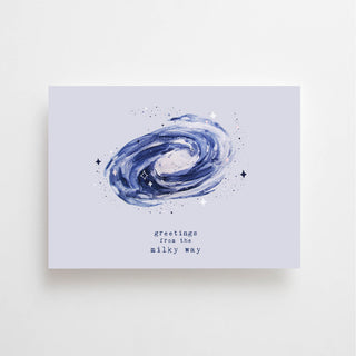 GREETINGS FROM THE MILKY WAY - CARD - 10 PIECES