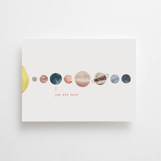 YOU ARE HERE - CARD - 10 PIECES