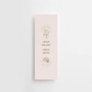 OPEN HEART - OPEN MIND - BOOKMARKS - 10 PIECES