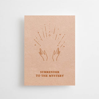 SURRENDER TO THE MYSTERY - MINI CARD - 10 PIECES