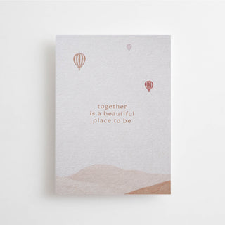 TOGETHER IS A BEAUTIFUL PLACE TO BE - CARD - 10 PIECES