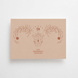 YOU WONDERFUL CREATURE - CARD - 10 PIECES